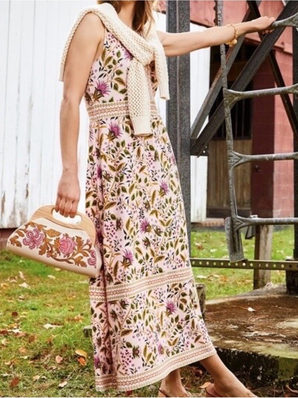 floral long dress